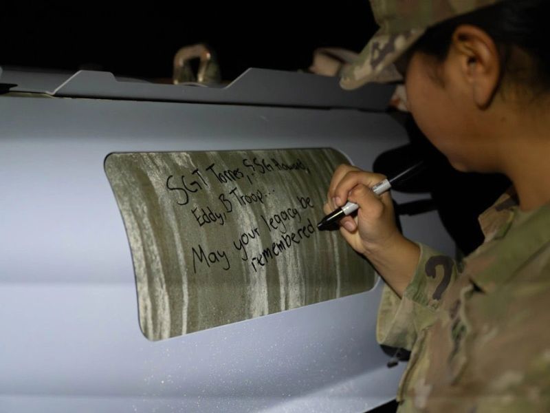 Message on a US shell targeting Syria sparks fierce controversy