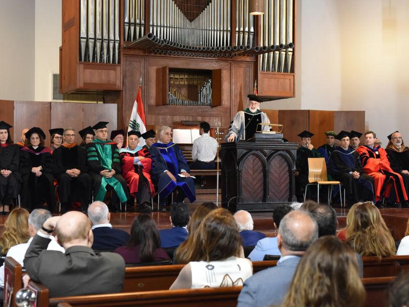 الجامعة الأميركية في بيروت تحتفل بيوم المؤسسين التاسع والخمسين بعد المئة: القيادة من أجل عصر ذهبي جديد في المنطقة