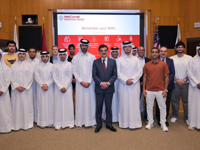 محاضرات إرشادية لطلاب وايل كورنيل للطب - قطر حول المهن الطبية