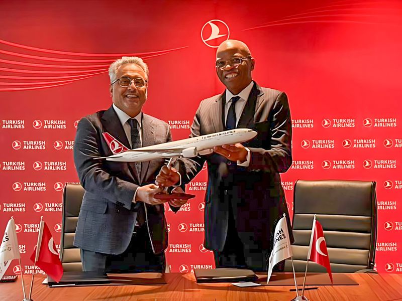 Turkish Airlines and South African Airways Sign Codeshare Agreement