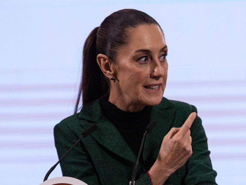 رئيسة المكسيك كلوديا شينباوم