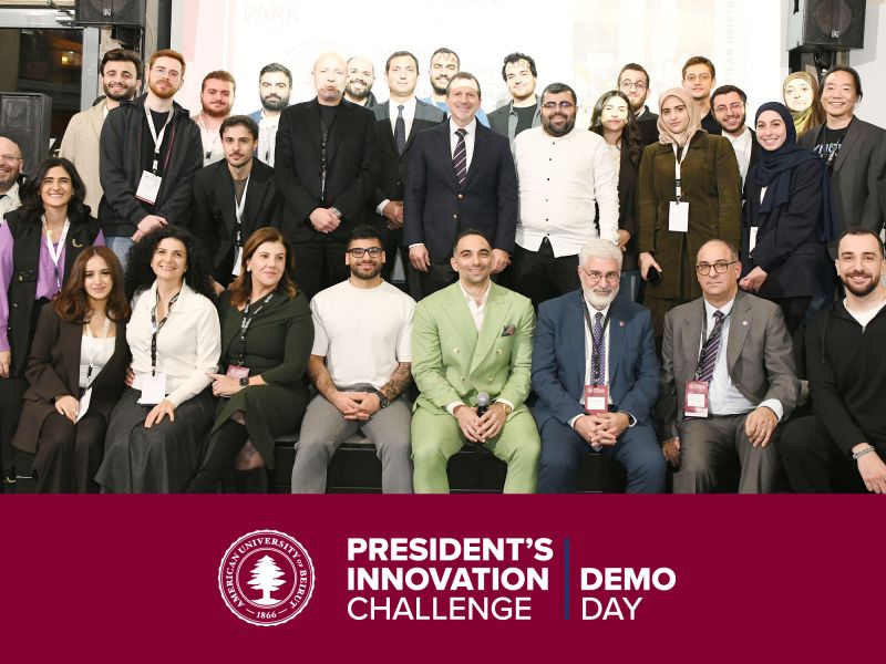 مسابقة "تحدّي رئيس الجامعة الأميركية في بيروت للابتكار" تسلّط الضوء على المبادرات الريادية في لبنان 