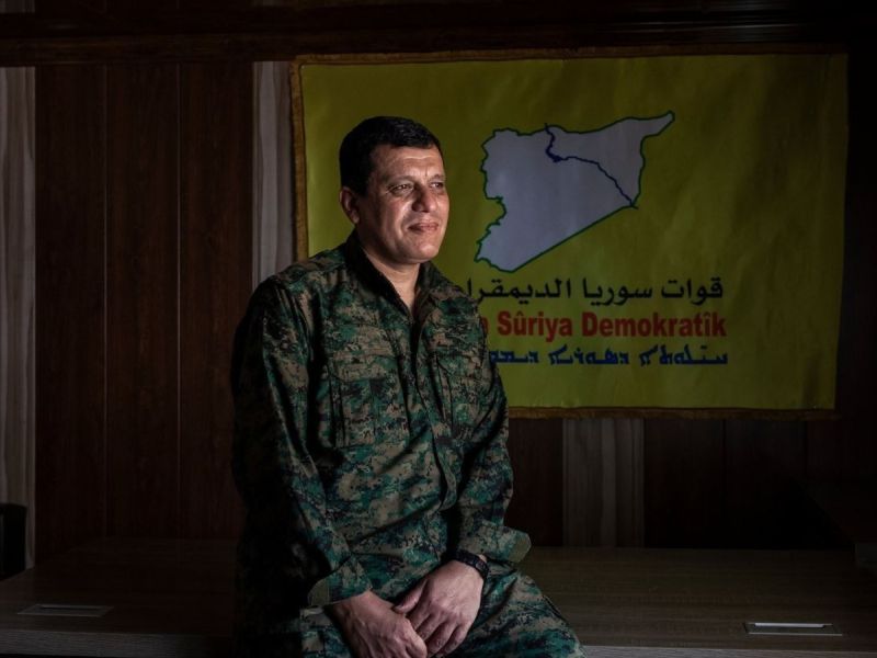 قائد قوات سوريا الديمقراطية "قسد" مظلوم عبدي 
