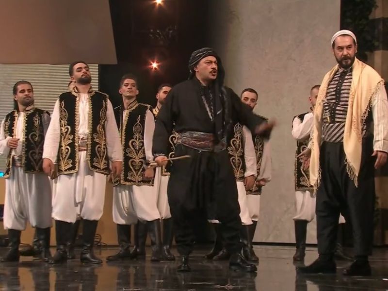 Bab al Hara stars during Joy Awards 2026 in Riyadh