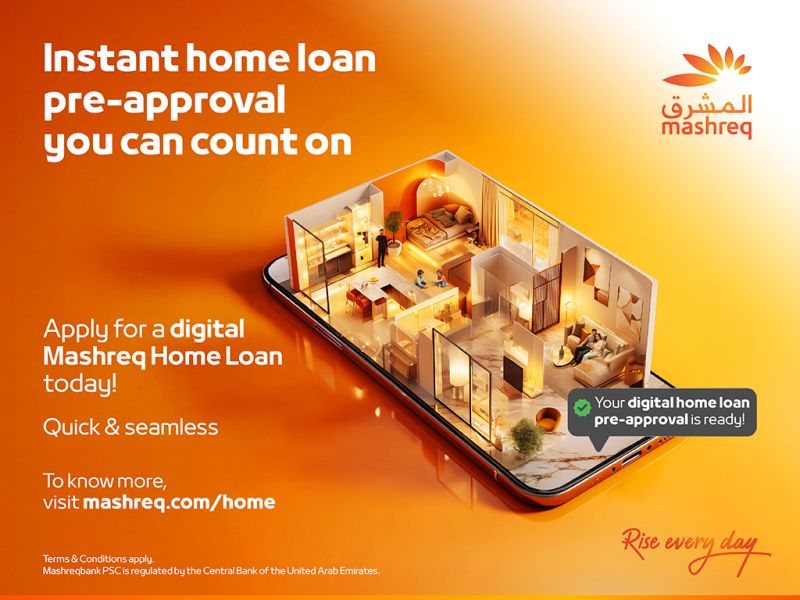 Mashreq Launches Instant Digital Home Loan Pre-Approval to Transform the UAE Mortgage Experience
