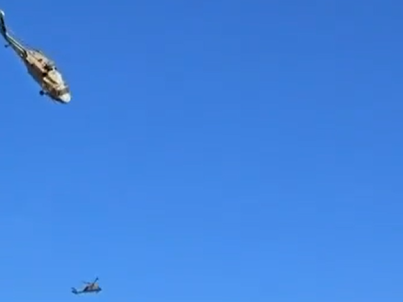 Israeli military helicopter crashes in the West Bank