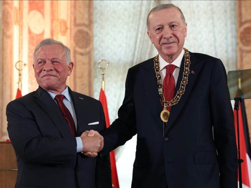 الملك عبدالله الثاني واردوغان