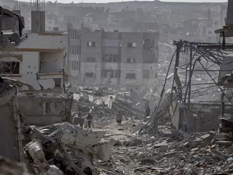 نسف مبان في غزة