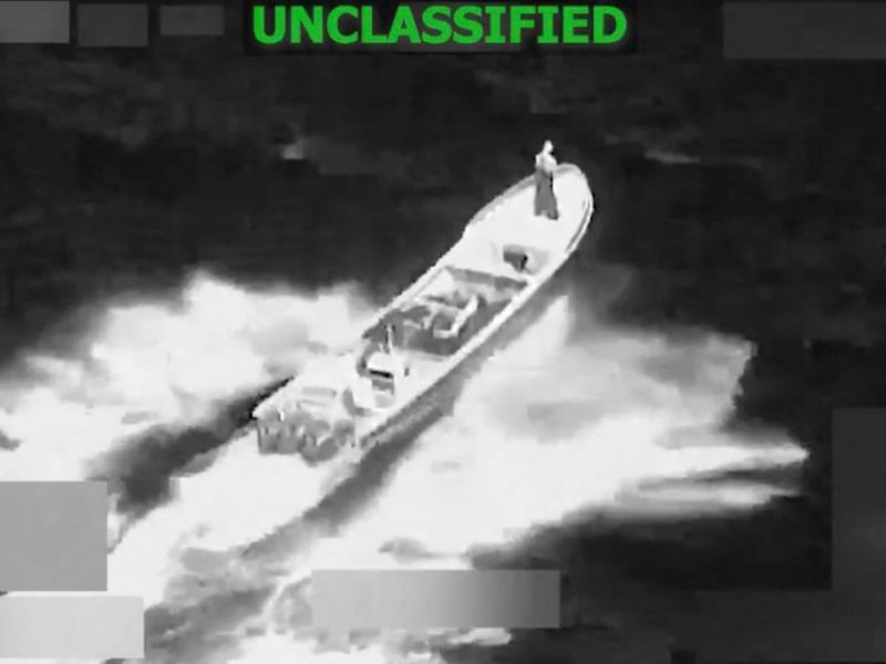 U.S. strikes three suspected narco vessels in Pacific, 11 reported killed