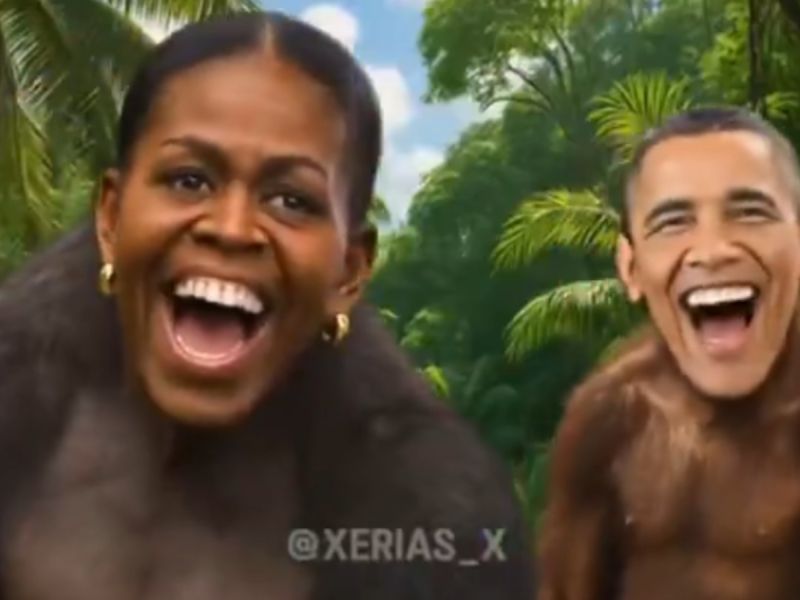 أول تعليق من ترامب على الفيديو "المسيء" لأوباما وزوجته