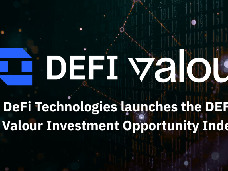 DeFi Technologies launches the DEFT Valour Investment Opportunity Index
