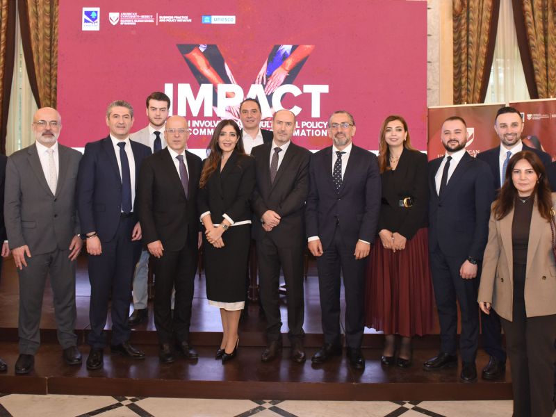 Ministry of State for Administrative Reform, AUB, and UNESCO  Launch Initiative to Strengthen Youth Engagement in Local Policymaking in Lebanon