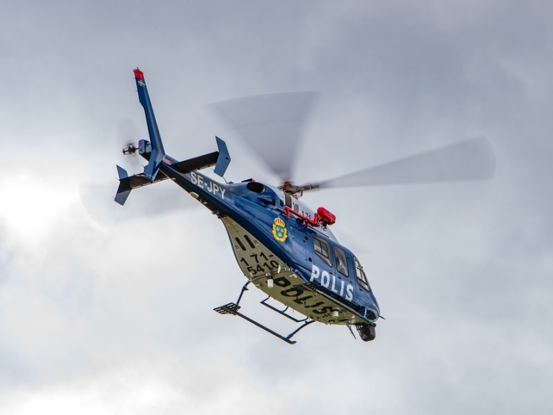 Police helicopter