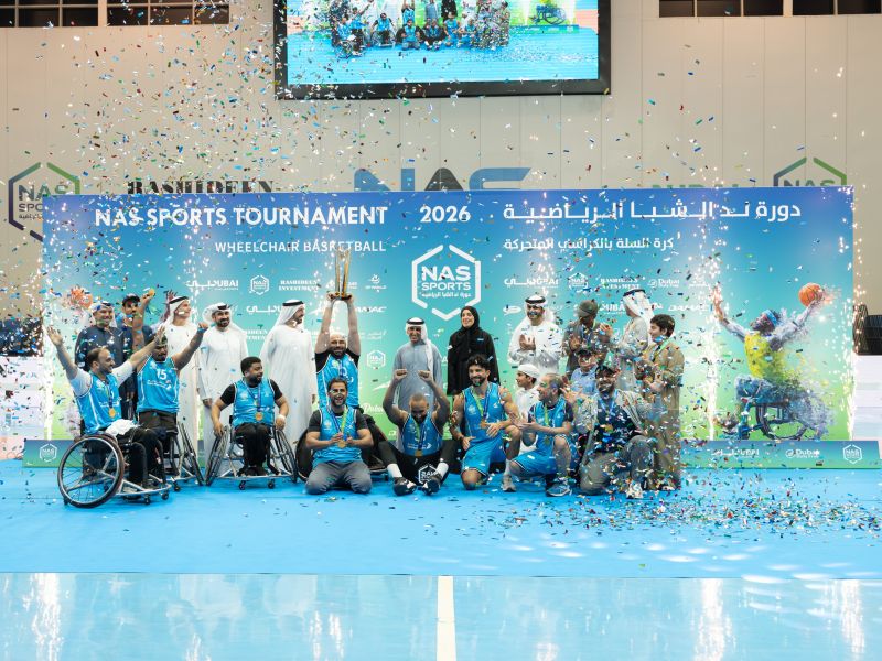 Sheikh Saeed bin Maktoum crowns Dubai Municipality champions of Wheelchair Basketball at 13th Nad Al Sheba Sports Tournament
