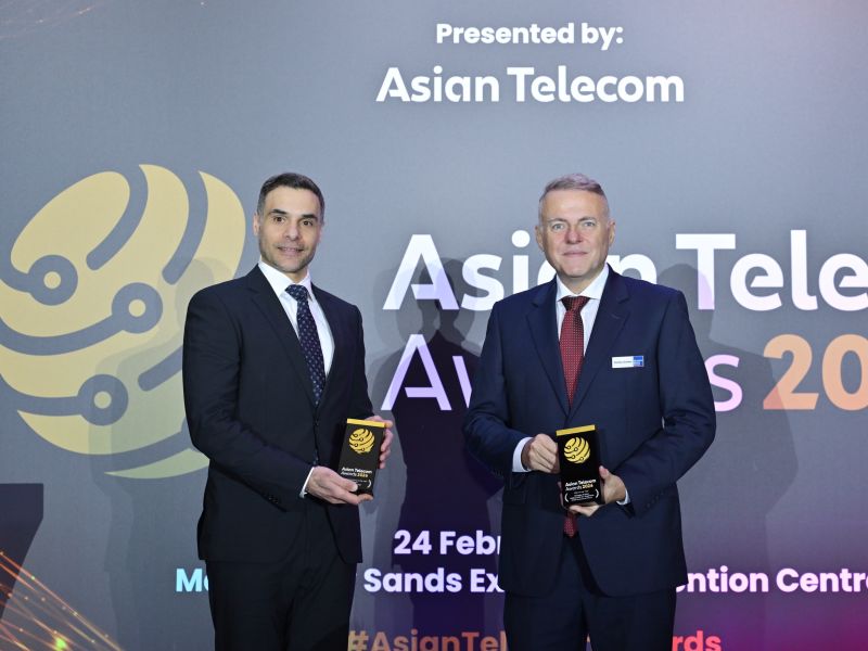 Double Recognition at the Asian Telecom Awards in Singapore