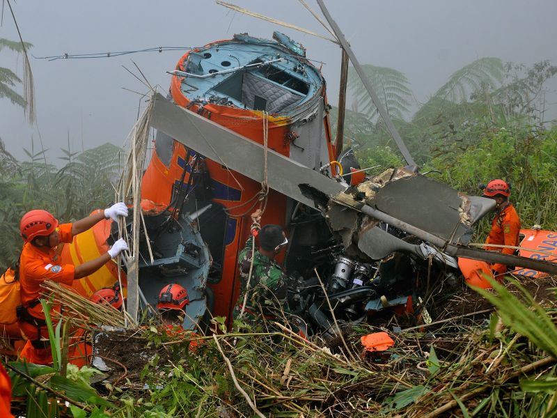 Eight killed in helicopter crash in Indonesia’s West Kalimantan