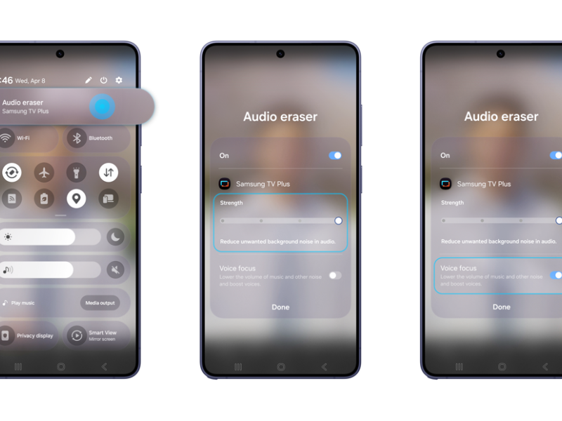 Faster, In Real-Time, Enhanced ‘Audio Eraser’ With the Galaxy S26 Series