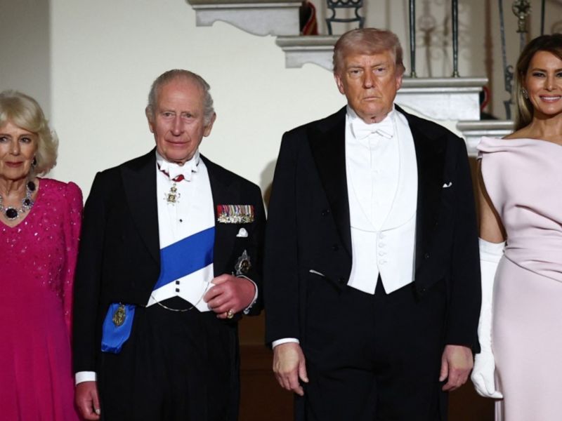 Donald Trump / Melania Trump / King Charles / Queen Camilla