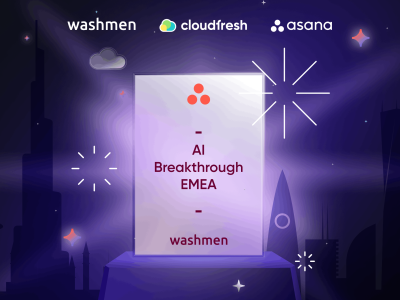 Asana Names Washmen, a Cloudfresh Customer, the ‘AI Breakthrough’ in EMEA at the 2026 Work Innovation Awards