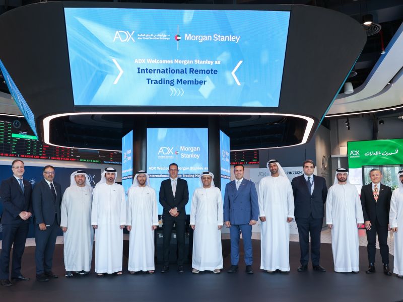 ADX welcomes Morgan Stanley as the first international investment bank Remote Trading Member, expanding global access to Abu Dhabi’s capital markets