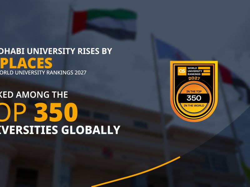Abu Dhabi University Advances 43 Places to Rank 348th Globally in QS World University Rankings 2027