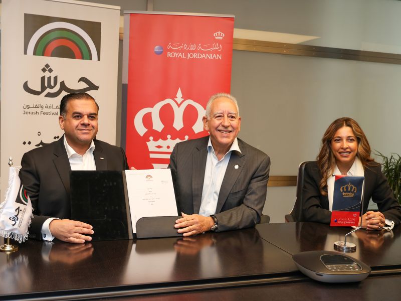 Royal Jordanian the Official Carrier of Jerash Festival for Culture and Arts