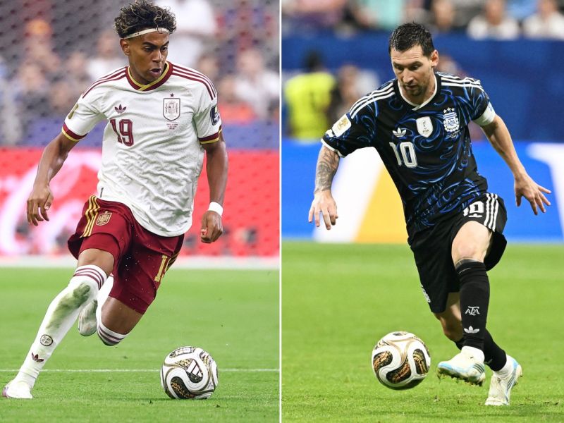 تشكيلة لعبة إسبانيا والأرجنتين في نهائي كأس العالم 2026