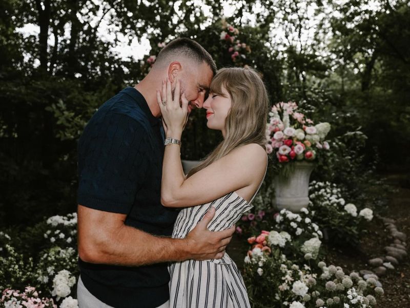 Taylor Swift and Travis Kelce