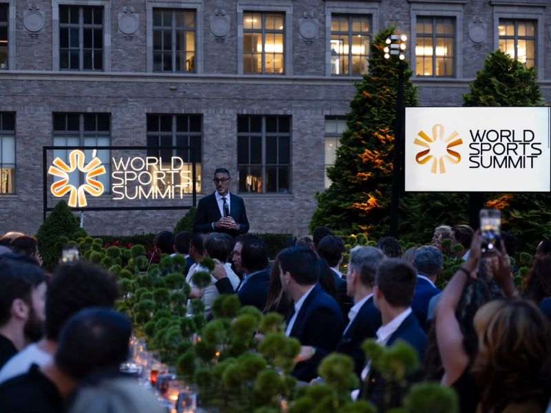 World Sports Summit hosts leaders and stars at a World Cup dinner in New York