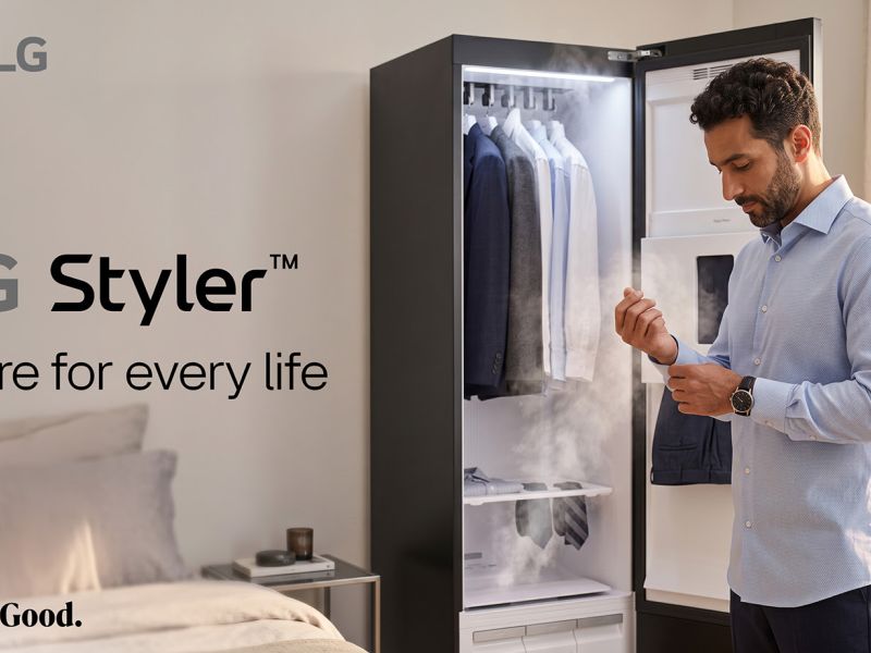  LG STYLER™ يوفر العناية الذكية والمتطورة بالملابس لكل منزل في الإمارات