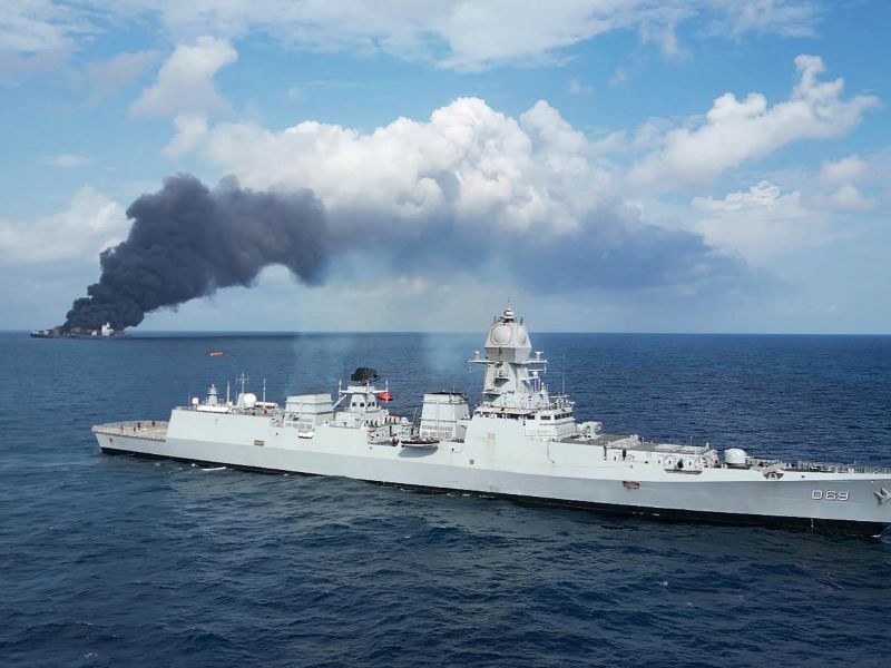 Indian cargo vessel sinks off Yemen after attack; all 14 crew rescued