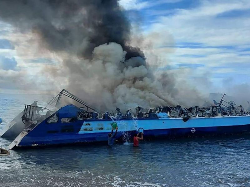 ferry fire