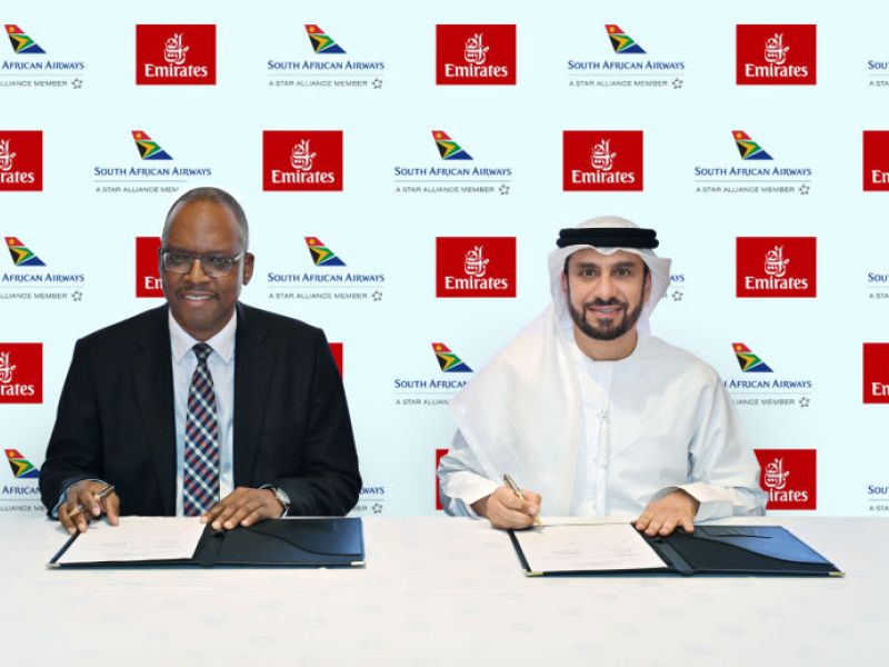 Emirates and South African Airways Expand Codeshare Partnership