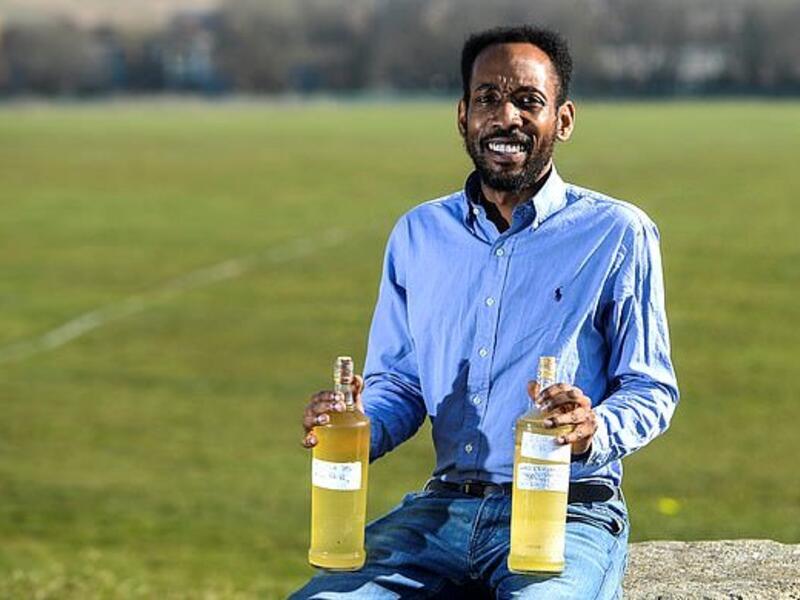 Fabian Farquharson, 37, from Sheffield, South Yorkshire, first started the bizarre practise three years ago after reading about the purported health benefits online (dailymail.co.uk)