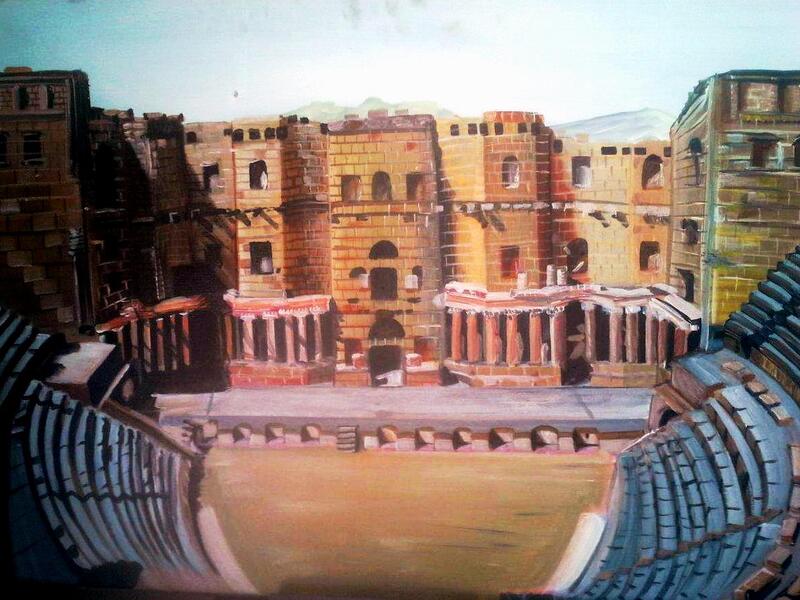 Bosra-al-sham-citadel-roman-theater-zaatari-camp-art-palmyra-2015