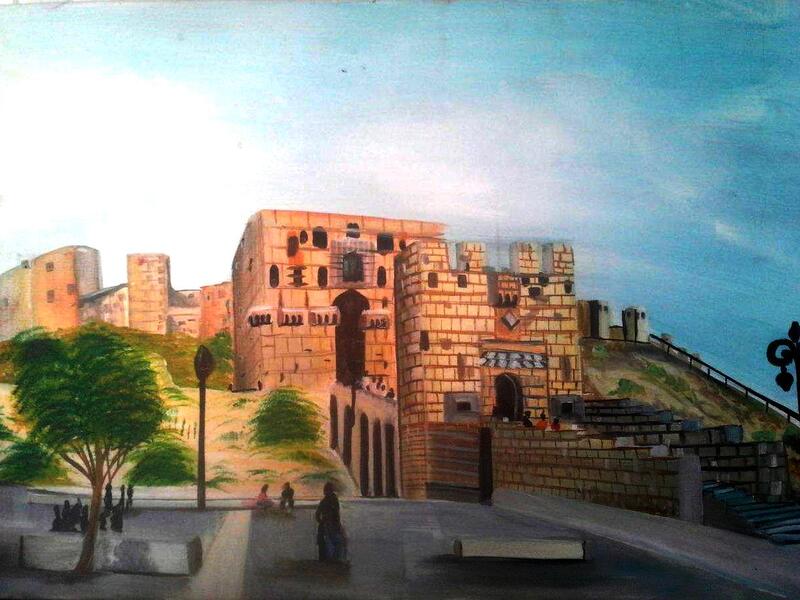 Saledin-zaatari-camp-art-palmyra-2015