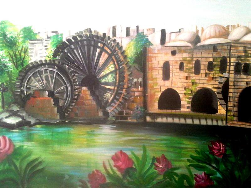 palernosters-water-wheel-painting-zaatari-camp-art-palmyra-2015