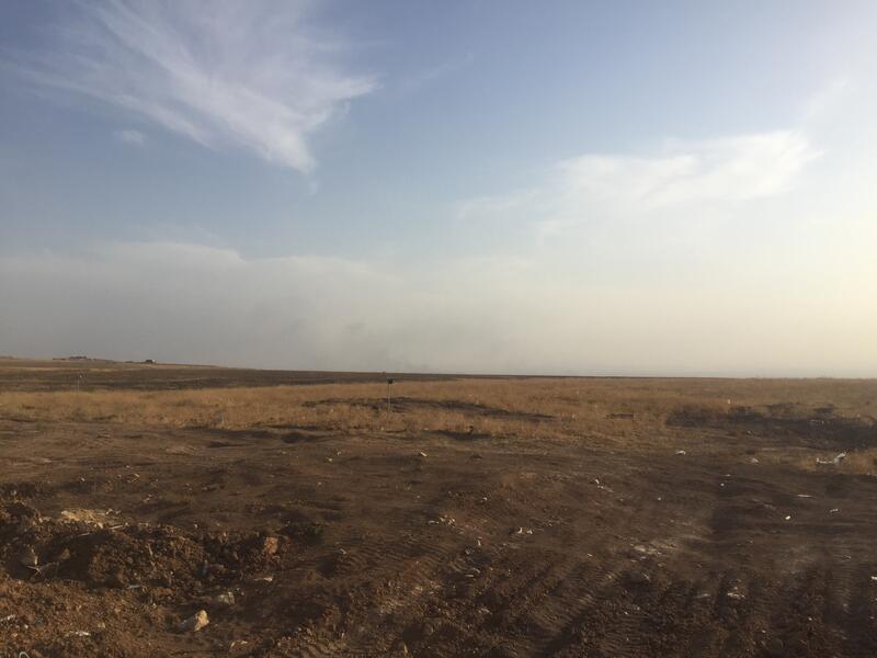 Black smoke in the distance from the Bashiqa base. Daesh created fires to distract coalition jets launching airstrikes at their positions. Daesh’s days may be numbered in Mosul, but whether their defeat will bring Iraq’s long sought stability to fruition remains to be seen.


