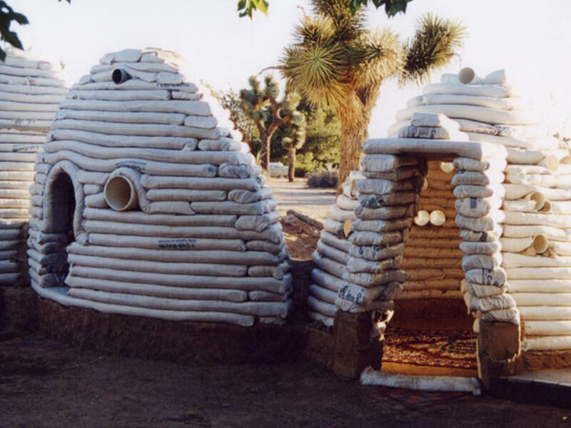 sandbag shelter