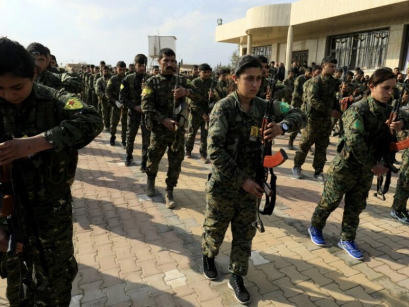 Syrian fighters from the Kurdish Women's Protection Units (YPJ)  (AFP/File Photo)	