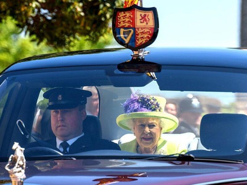 The Queen heading to the wedding of Prince Harry and Meghan Markle, pre-ceremony in May (Shutterstock/File Photo)