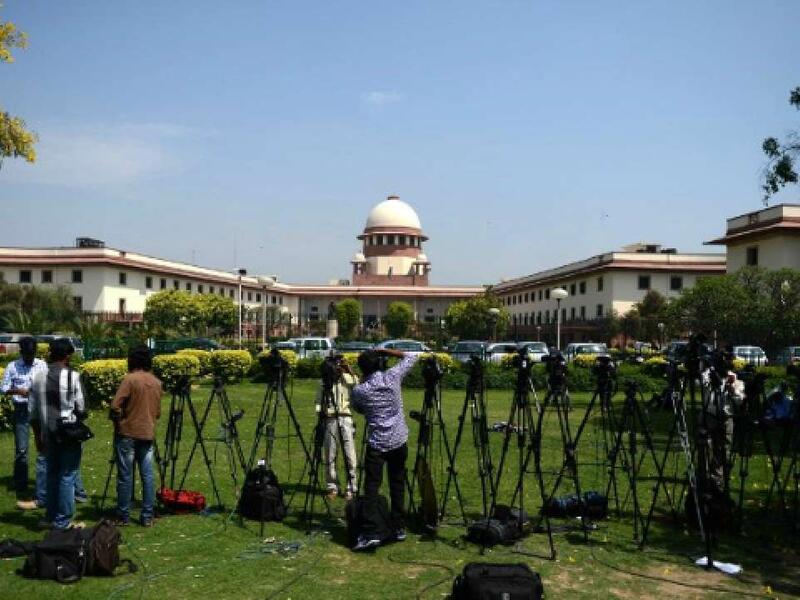 Media have closely covered the India’s Supreme Court (AFP/File Photo)	