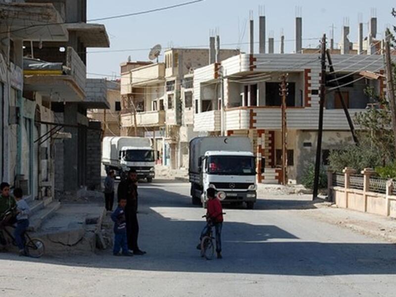 Syrian troops and allied fighters regained control of the town on Saturday (AFP)