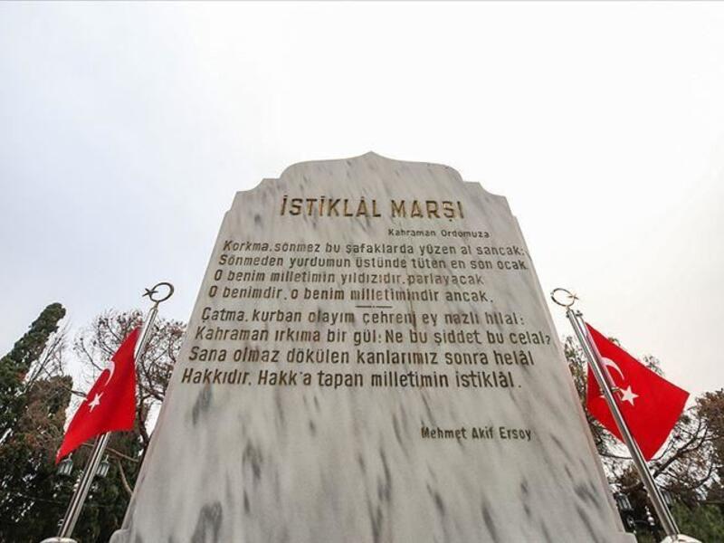 98th anniversary of the Turkish national anthem (Twitter)