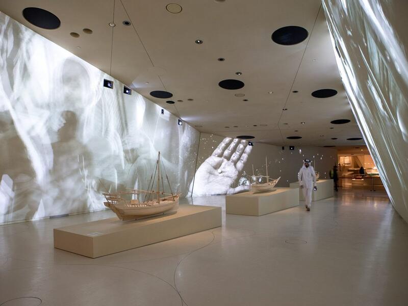 The museum’s architecture is awe-inspiring and was built to look like a desert rose (Twitter)