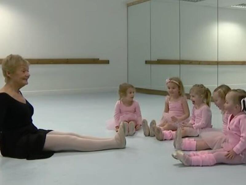 Britain's oldest ballerina Barbara Peters (Twitter)