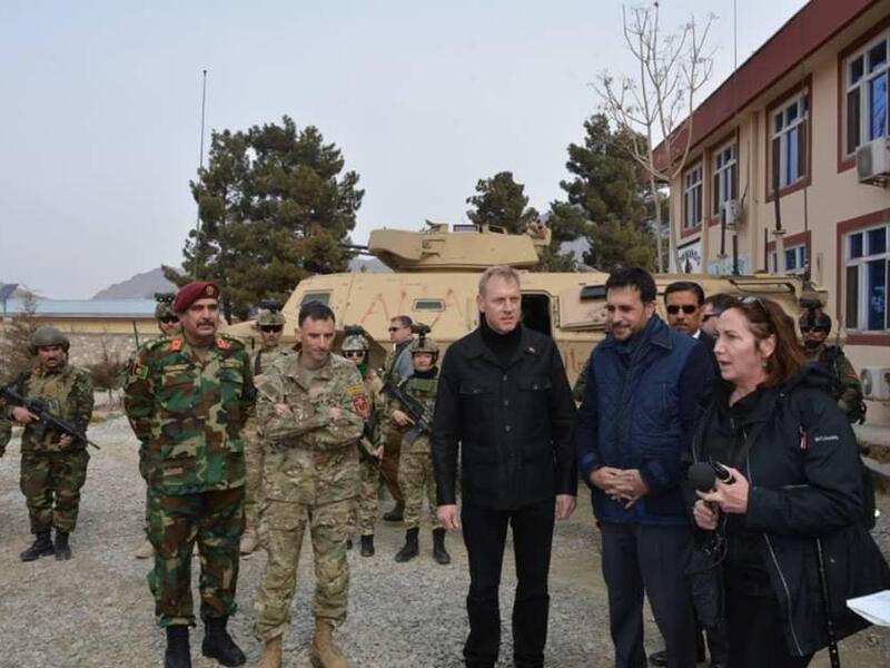 US acting secretary of defense Patrick Shanahan in Kabul (Twitter)