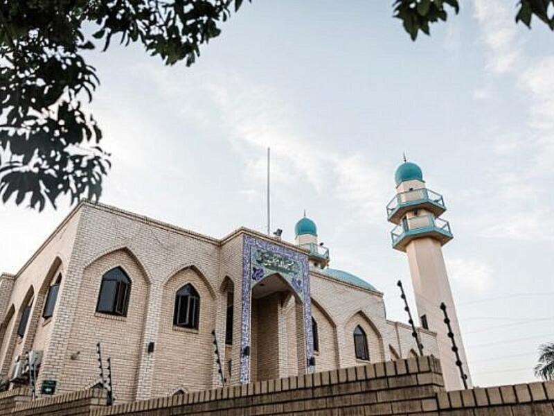 A general view of The Imam Hussain Mosque on the outskirts of Durban on May 10, 2018, after an attack which left one person dead and two injured. (AFP/ RAJESH JANTILAL)