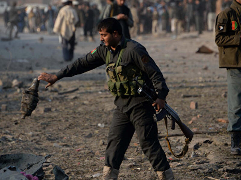 Afghan forces at an airbase. (AFP/File)