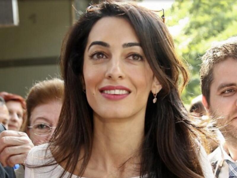 Lawyer Amal Clooney wants the International Criminal Court to listen to Saif Gaddafi's case. (File photo)